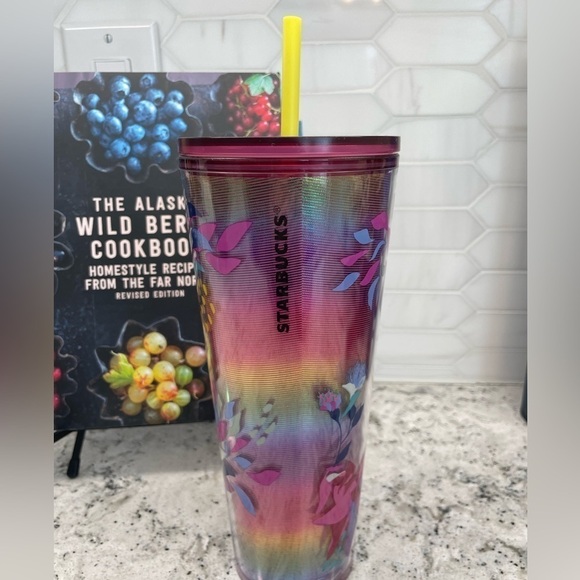 Starbucks Target 2024 Spring Iridescent
Exotic Plants Holographic Cold Cup. NWT - Picture 4 of 9